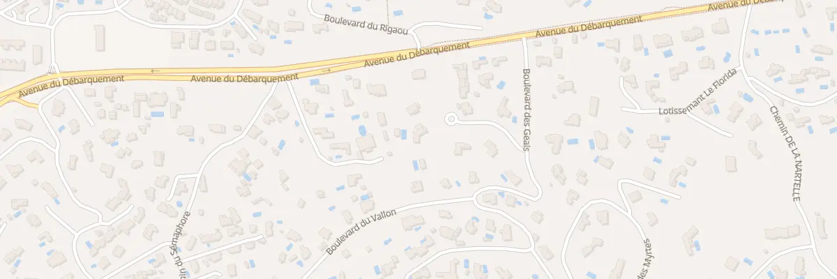 Plan du 3 Imp des Tourterelles à Sainte-Maxime