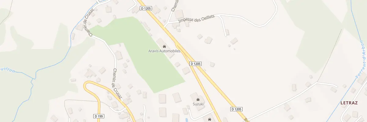 Plan du 26 Rte de Letraz à Domancy
