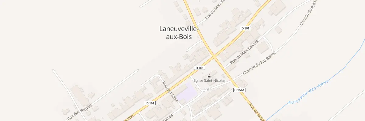 Plan du 57 Grande Rue à Laneuveville-aux-Bois