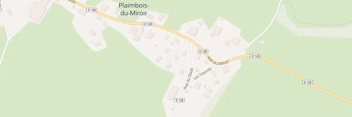Plan du 4 Rue du Clos du Chazal à Plaimbois-du-Miroir