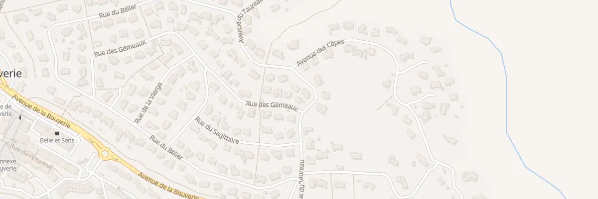 Plan du 44 Rue des Gemeaux à Roquebrune-sur-Argens