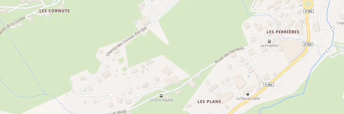 Plan du 450 Rte des Perrières aux Gets