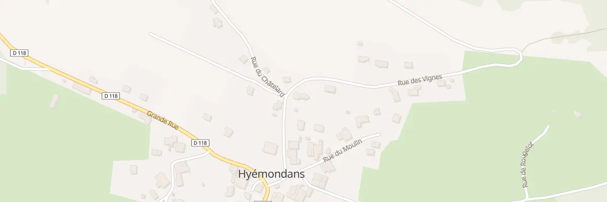 Plan du 5 Rue de la Chambre du Moine à Hyémondans