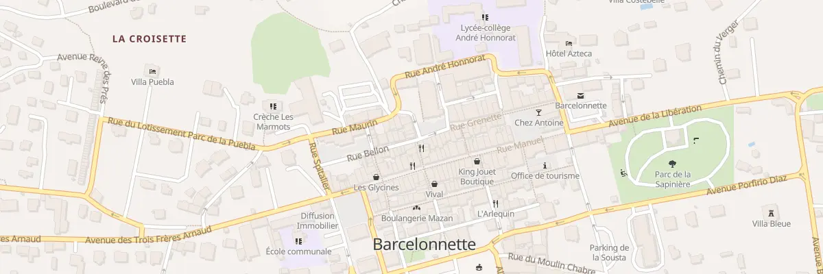 Plan du 2 Rue Bellon à Barcelonnette