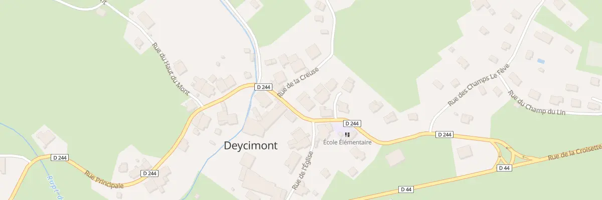 Plan du 37 Rue Principale à Deycimont