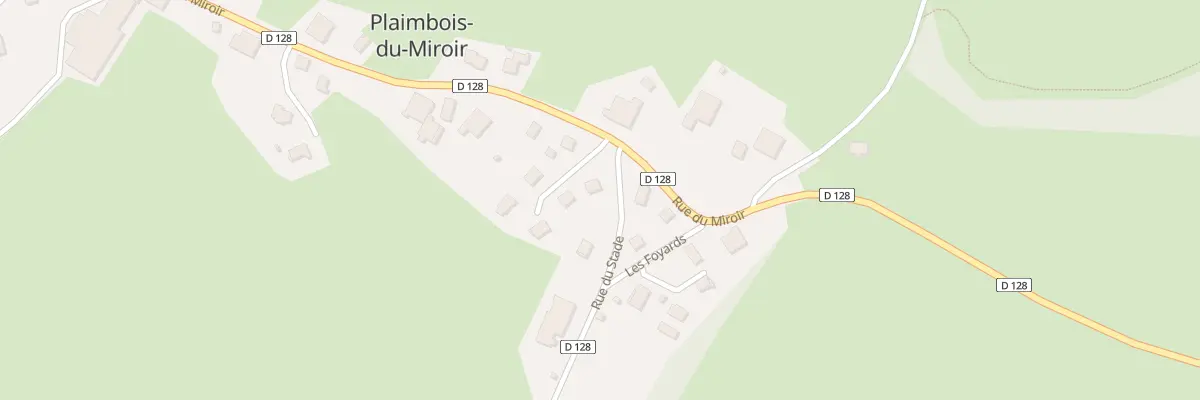 Plan du 1 Rue du Stade à Plaimbois-du-Miroir