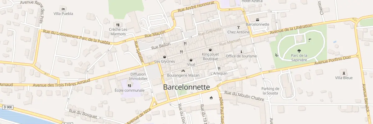 Plan du 12 Rue Emile Donnadieu à Barcelonnette