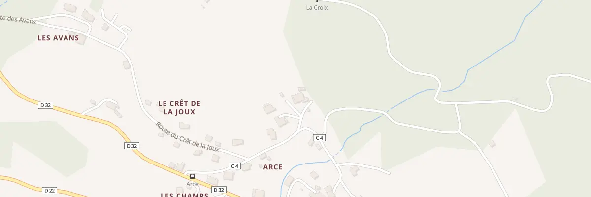 Plan du 215 Rte d’Arce à Chevenoz