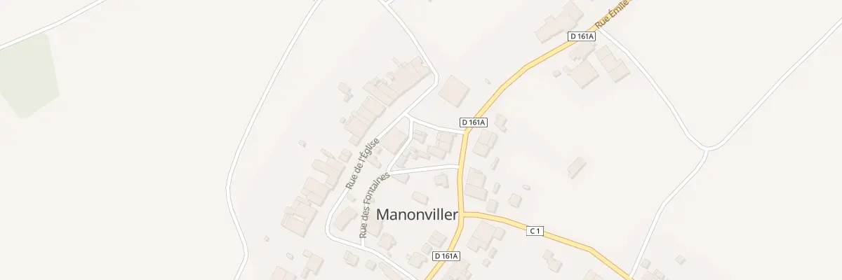 Plan du 6 Rue des Fontaines à Manonviller