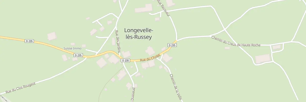 Plan du 5016 Au Village à Longevelle-lès-Russey