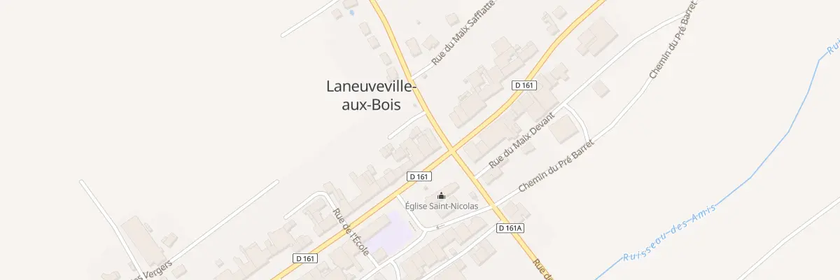 Plan du 65 Grande Rue à Laneuveville-aux-Bois