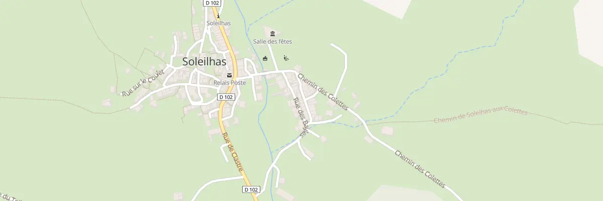 Plan du 5120 Les Bayles à Soleilhas