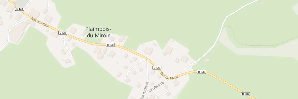 Plan du 7 Rue du Miroir à Plaimbois-du-Miroir