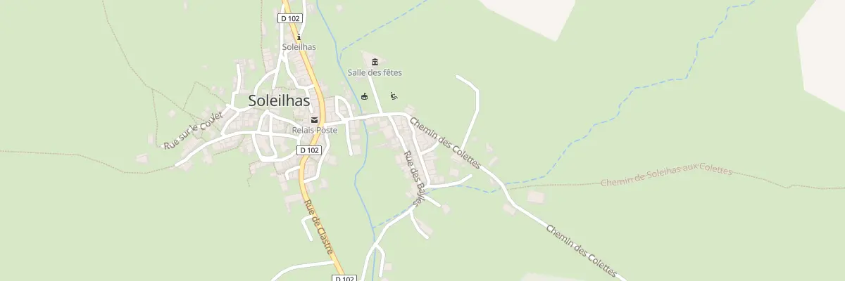Plan du 7001 Les Bayles à Soleilhas