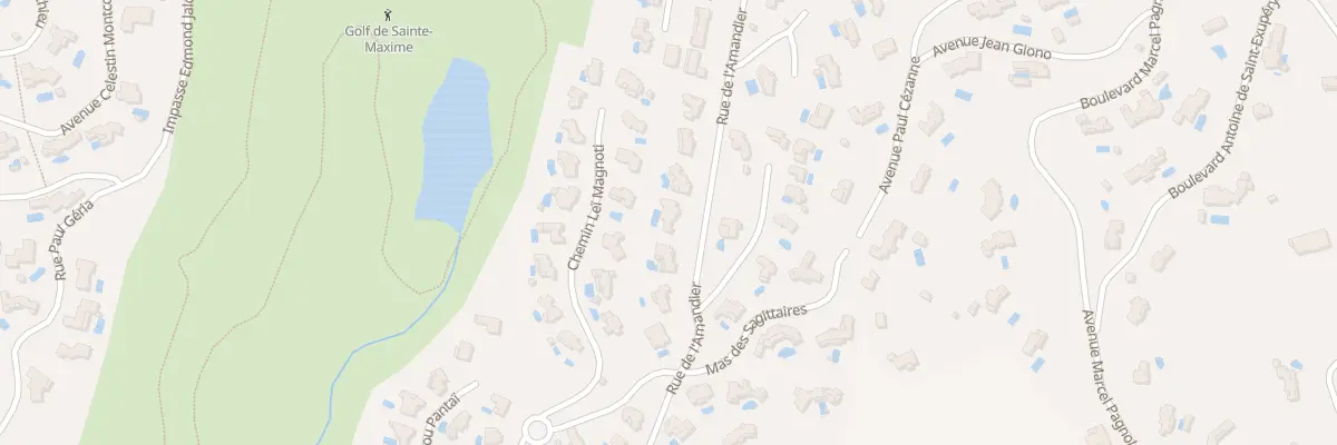 Plan du 65 Che de l’Amandier à Sainte-Maxime