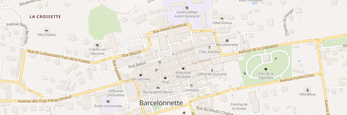 Plan du 2 Pl St Pierre à Barcelonnette