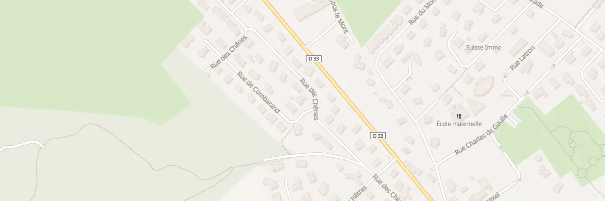 Plan du 11 Rue des Chènes à Arcey
