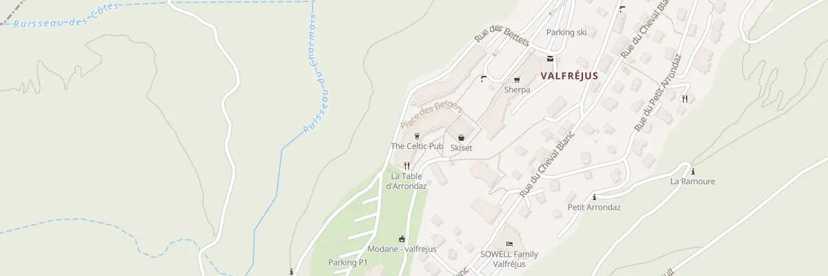 Plan du 590 Rue des bettets à Modane