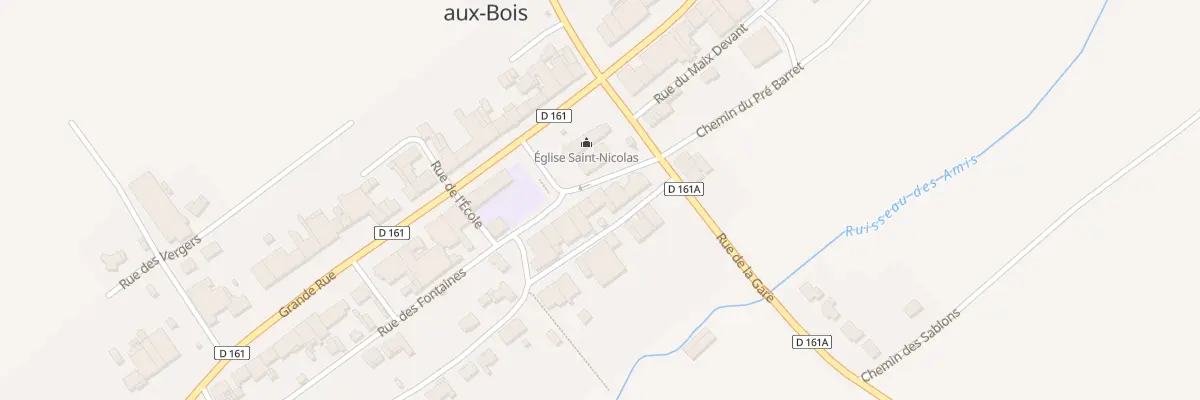 Plan du 8 Rue de l’Eglise à Laneuveville-aux-Bois