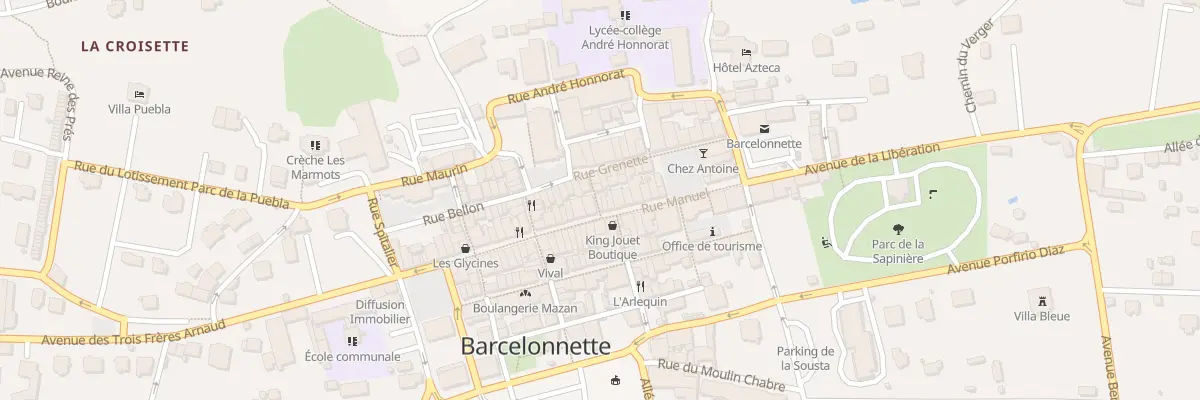 Plan du 3 Rue Traversière à Barcelonnette