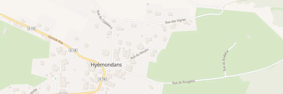 Plan du 4 Rue du Moulin à Hyémondans