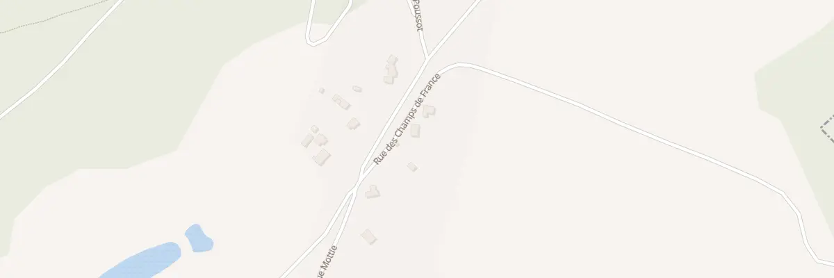 Plan du 2 Rue des Champs de France à Belverne