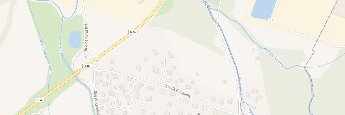 Plan du 23 Rue de Genevoix à Saint-Gorgon
