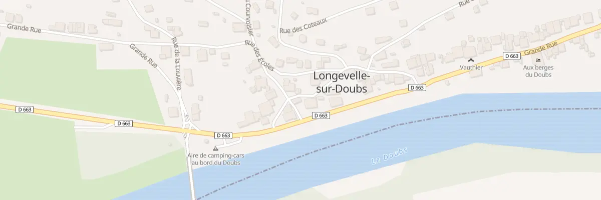 Plan du 3 Rue des Rousseaux à Longevelle-sur-Doubs