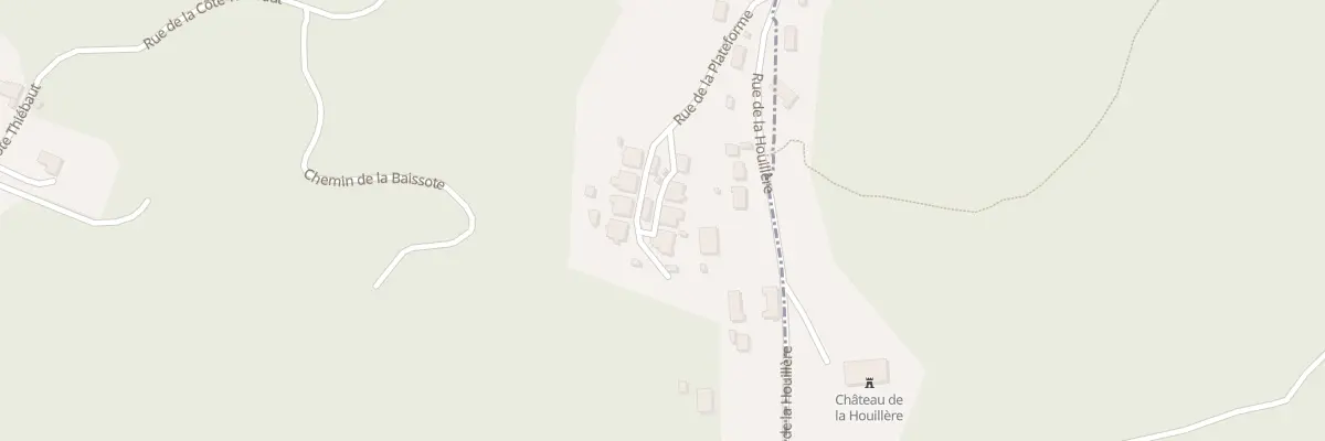 Plan du 15 Rue de la Plateforme à Ronchamp