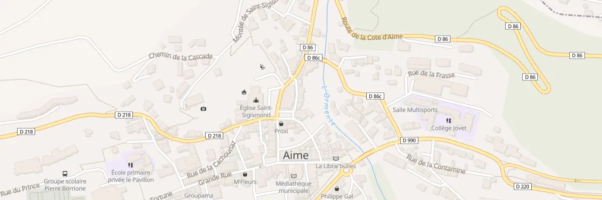 Plan du 116 Rue de la Procession à Aime-la-Plagne
