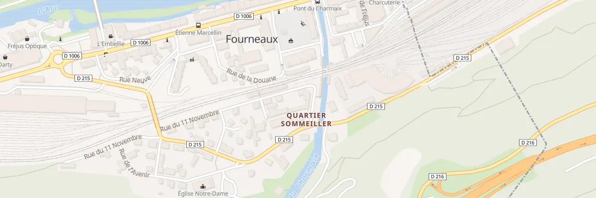 Plan du 1 Rue du Onze Novembre à Fourneaux