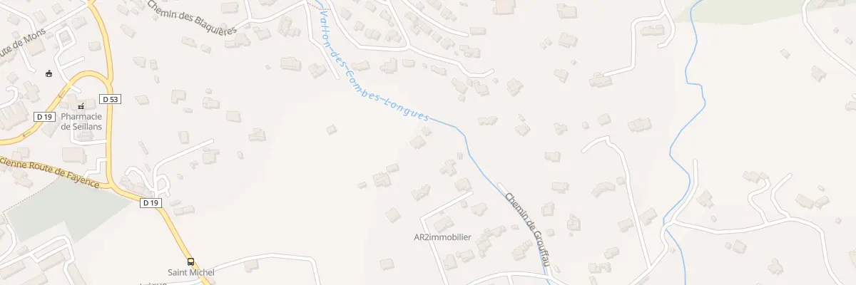 Plan du 6012 Les Blaquières à Seillans