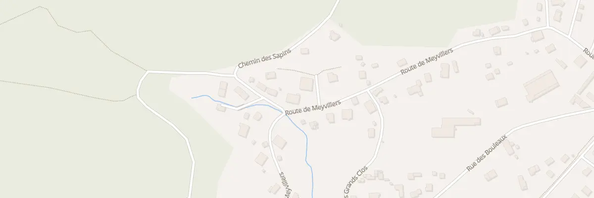 Plan du 40 Rte de Meyvillers à Saint-Amé