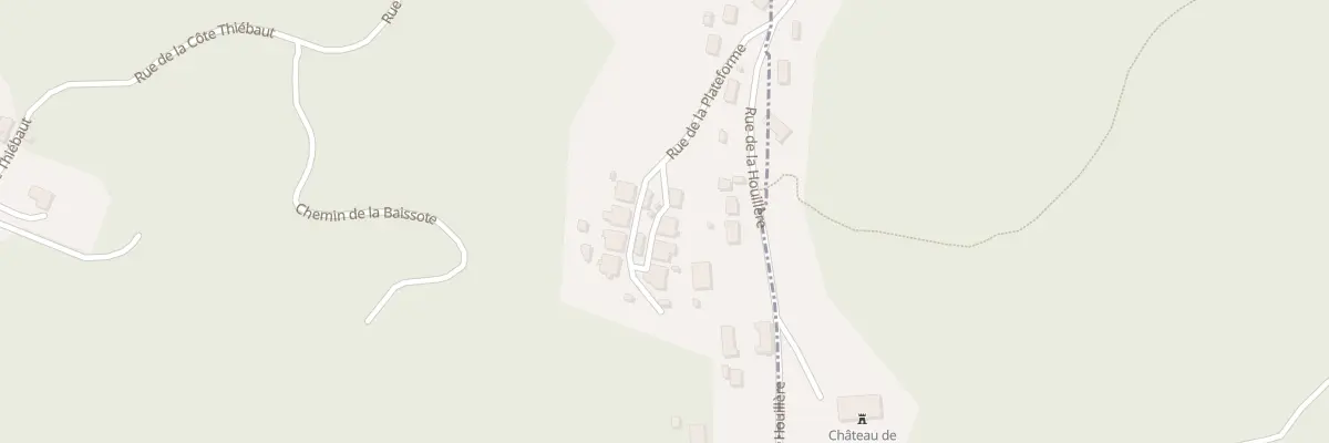 Plan du 5 Rue de la Plateforme à Ronchamp