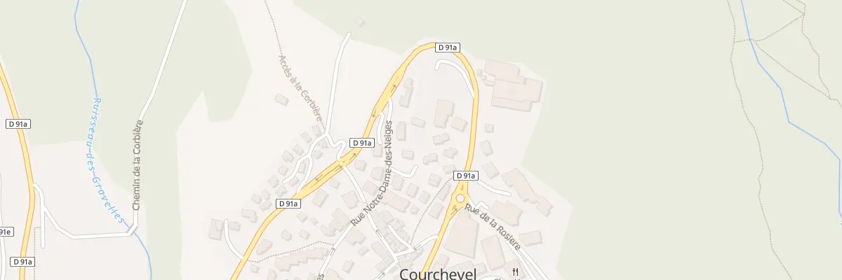 Plan du 702 Rue de l’Aiguille-du-Fruit à Courchevel