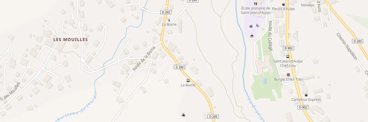 Plan du 585 Rte de la Moussière d’en Haut à Saint-Jean-d’Aulps