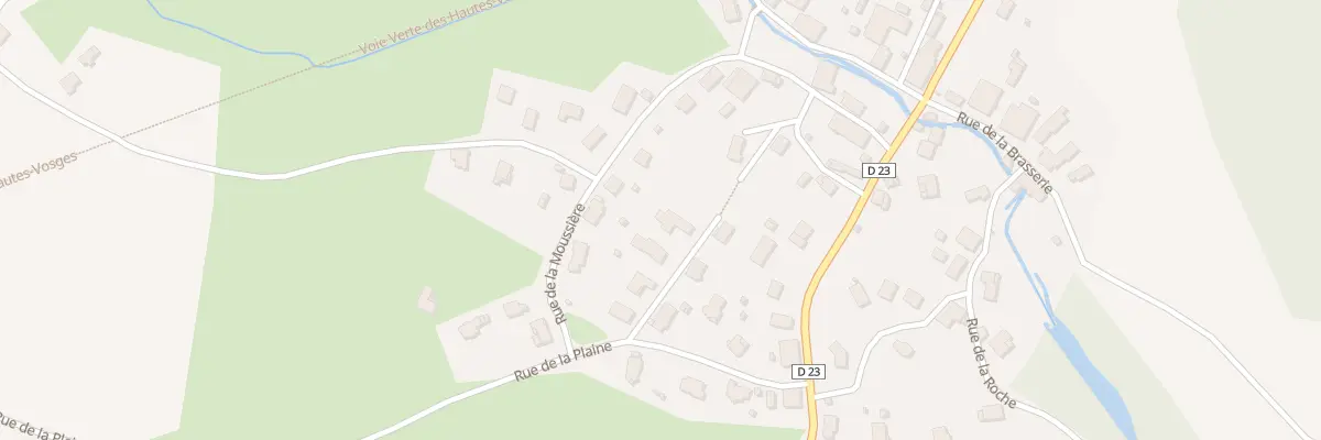 Plan du 955 Rue de la Plaine à Dommartin-lès-Remiremont