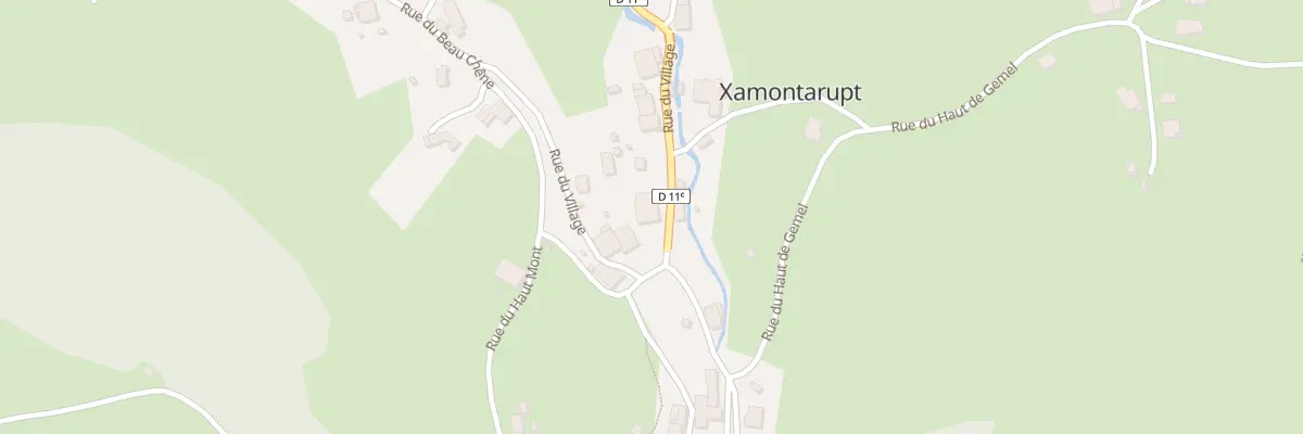 Plan du 11 Rue du Village à Xamontarupt