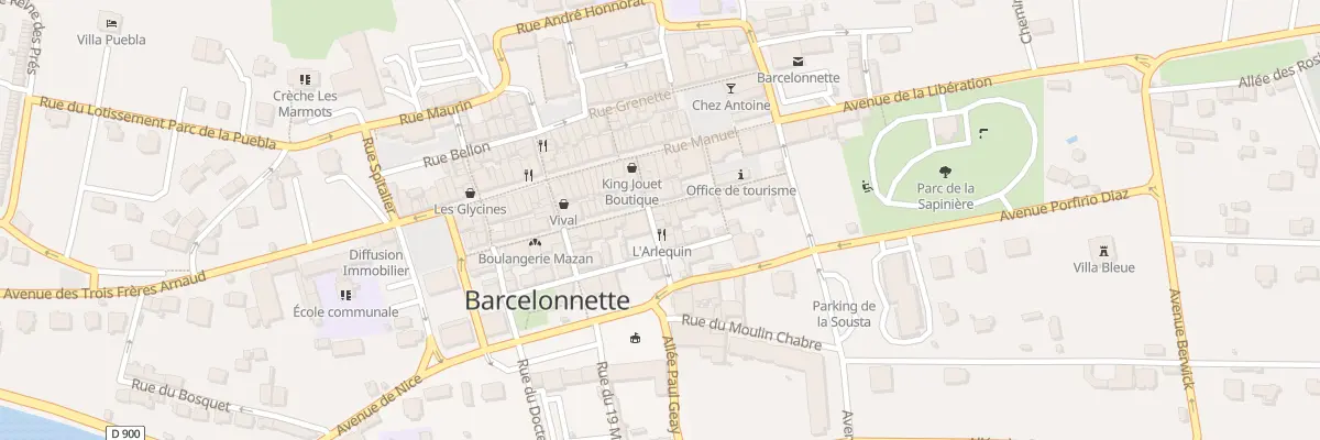 Plan du 11 Rue du Moulin à Barcelonnette