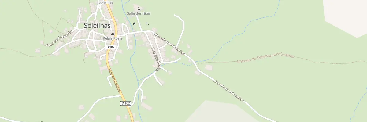 Plan du 7083 Les Bayles à Soleilhas