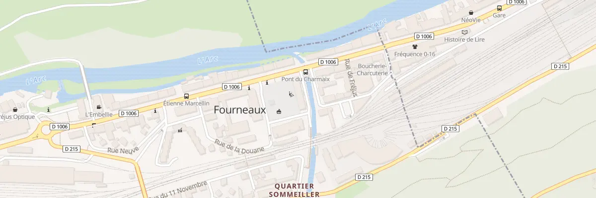Plan du 9001 Rue Lieutenant Gabriel Barret à Fourneaux