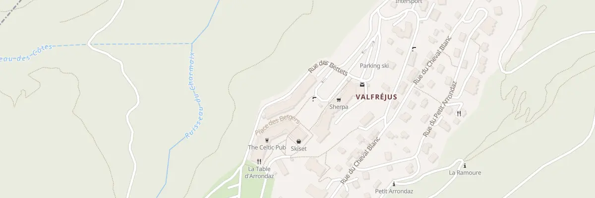 Plan du 300 Pl des Bergers à Modane