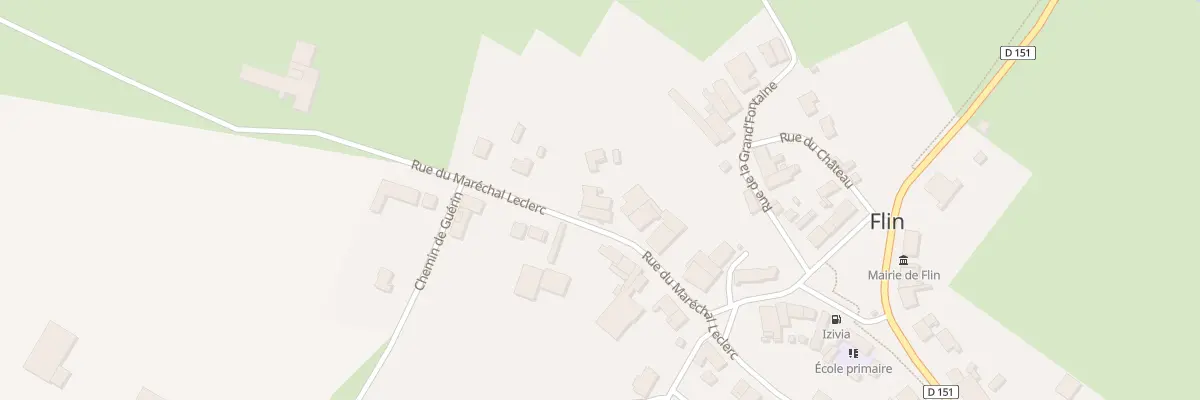 Plan du 5001F Rue du Mal Leclerc à Flin