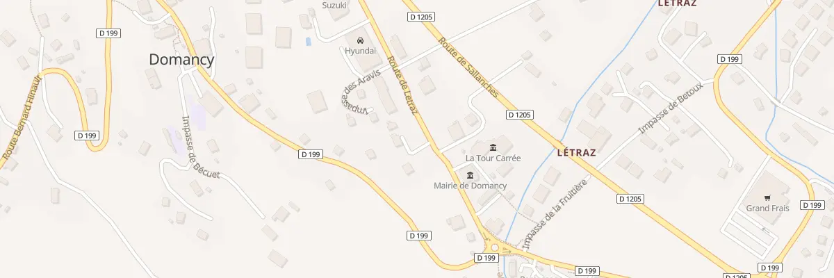 Plan du 320 Rte de Letraz à Domancy