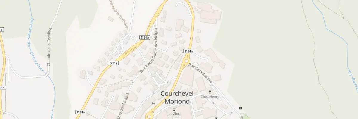 Plan du 760 Rue de l’Aiguille-du-Fruit à Courchevel