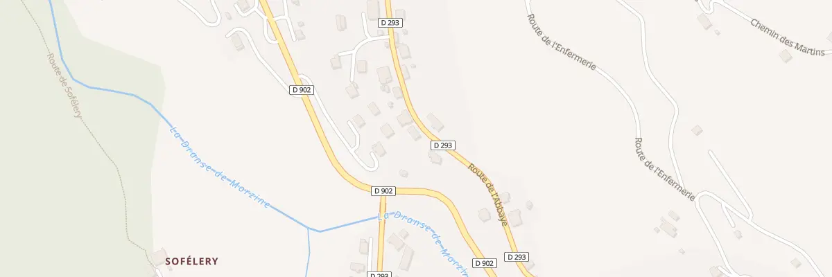 Plan du 425 Rte de l’Abbaye à Saint-Jean-d’Aulps