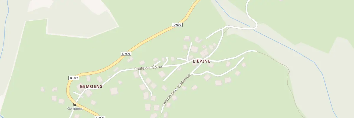 Plan du 315 Rte de l’Epine à Combloux