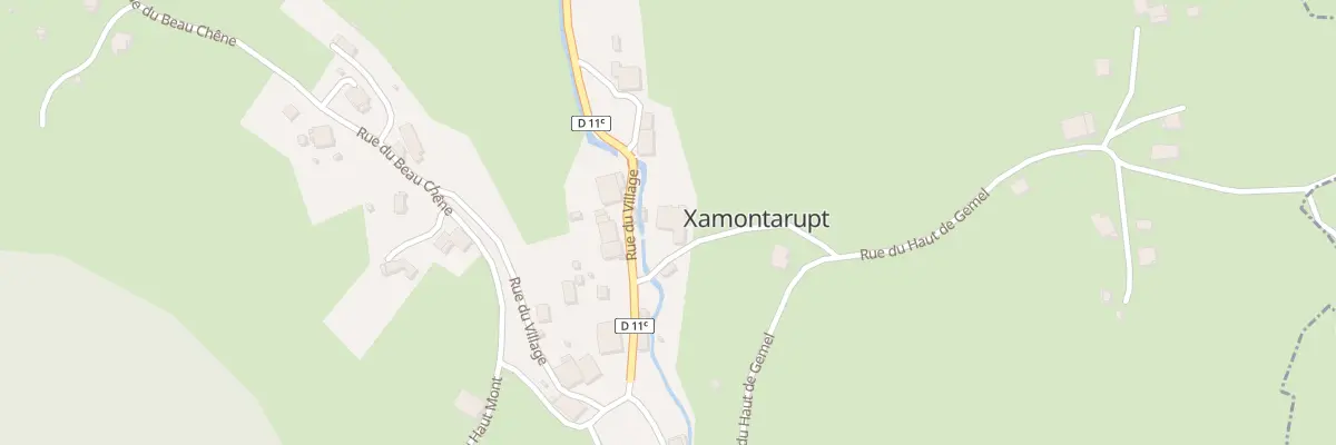 Plan du 12 Rue du Village à Xamontarupt