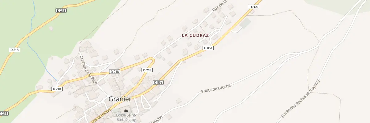 Plan du 5030 Combe Barbanese à Aime-la-Plagne