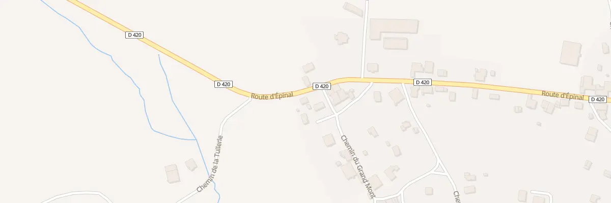 Plan du 6 Rte d’Epinal à Grandvillers